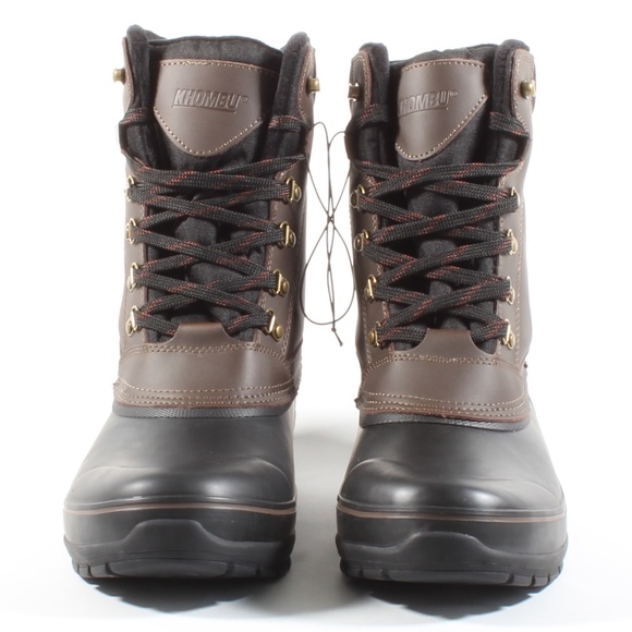 Khombu Kenny Men\'s Waterproof Duck Boots Brown New main image 5